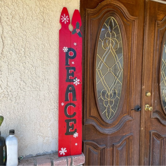 Double sided Valentines/Christmas Sign